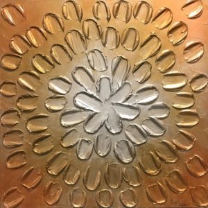 Original Art – Metallic bloom