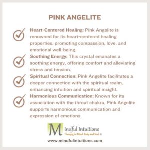 Pink Angelite Crystal Bracelet Infused with Healing Reiki Energy & Vedic Mantras