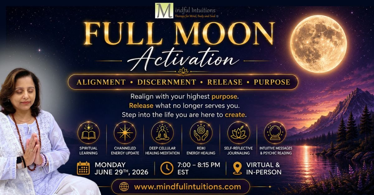 Full Moon Meditation and Energy Healing with Pooja Grover - 29th June