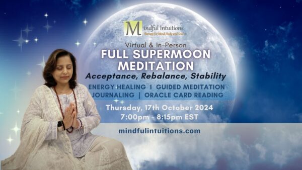 Full Supermoon Meditation with Pooja Grover - October 2024