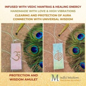 Protection & Wisdom Amulet Infused with Healing Reiki Energy & Vedic Mantras